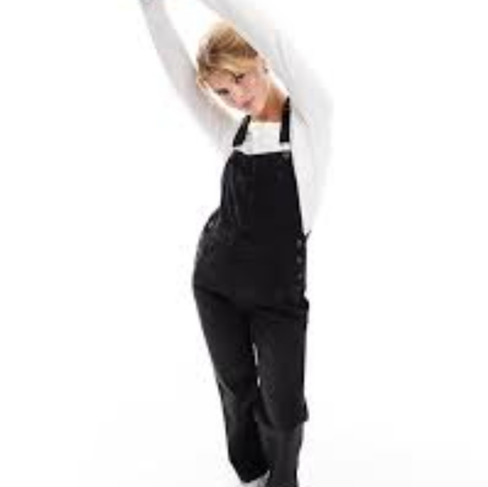 ASOS Women's Classic Black Overalls Size US 6
